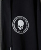 Picture No.5 of NUMBER (N)INE SCHOOL OF VISUAL COMEDY PRINTED FULL ZIP SWEAT HOODIE / Skull Motif One-point Logo & Back Print Sweatshirt zip hoodie F25NC011