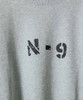 Picture No.4 of NUMBER (N)INE N-9 PRINTED CLASSIC CREWNECK SWEATSHIRT / N-9 Logo Print classic Crew Neck sweatshirt F25NC014