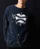 Picture No.7 of NUMBER (N)INE HAND PAINTED VINTAGE WASH NUMBER (9)INE APPLE SWEATSHIRT / Hand painted vintage wash number Nine apple Motif sweatshirt F24NC001P
