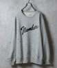 Picture No.4 of NUMBER (N)INE HAND PAINTED Number⑨ PRINTED CLASSIC CREWNECK SWEATSHIRT / Hand painted number Nine Logo Print classic Crew Neck sweatshirt F25NC005P