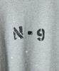 Picture No.10 of NUMBER (N)INE HAND PAINTED N-9 PRINTED CLASSIC CREWNECK SWEATSHIRT / Hand painted N-9 Logo Print classic Crew Neck sweatshirt F25NC014P