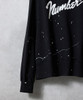 Picture No.7 of NUMBER (N)INE HAND PAINTED VINTAGE GAZETTE CREWNECK SWEATSHIRT (BLACK) / Hand painted vintage Gusset Crew Neck sweatshirt F25NC001P