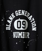 Picture No.15 of NUMBER (N)INE HAND PAINTED VINTAGE GAZETTE CREWNECK SWEATSHIRT (BLACK) / Hand painted vintage Gusset Crew Neck sweatshirt F25NC001P