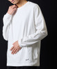 Picture No.6 of NUMBER (N)INE BASIC HEM PRINTED L/S T-SHIRT / Basic One-point Logo Print Long-sleeved T-shirt F25GNC001