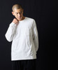 Picture No.6 of NUMBER (N)INE BASIC HEM PRINTED POCKET L/S T-SHIRT / Basic One-point Logo Print pocket Long T-shirt F25GNC002