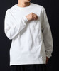 Picture No.7 of NUMBER (N)INE BASIC HEM PRINTED POCKET L/S T-SHIRT / Basic One-point Logo Print pocket Long T-shirt F25GNC002