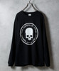 Picture No.1 of NUMBER (N)INE SCHOOL OF VISUAL COMEDY PRINTED CLASSIC L/S T-SHIRT / Skull Motif Print Long-sleeved T-shirt S26NLT001