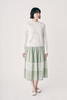 Picture No.1 of minä perhonen Floraleaf Tucked Gathered Skirt 2025 S/S ADS5411S
