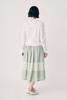 Picture No.2 of minä perhonen Floraleaf Tucked Gathered Skirt 2025 S/S ADS5411S