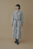 Picture No.3 of minä perhonen Misty Flower Stand Collar Gathered Dress 2025-26 A/W ADA3178