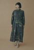 Picture No.4 of minä perhonen Star Snow Stand Collar Gathered Dress 2025-26 A/W ADA3183
