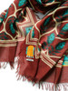 Picture No.9 of KAPITAL Rayon Disco Arabesque Pattern Stole K2209XG503EK-1829XM