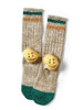 Picture No.2 of KAPITAL 60-Piece Heather Ivy Rainbow Happy Heel Hold Socks EK-1447XSEK-1447XSA