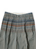 Picture No.4 of KAPITAL Wool Serge Slacks (Town Craft Tribe Pattern) K2512LP215
