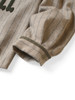 Picture No.6 of KAPITAL GREAT WOMEN Baseball Long Sleeve Shirt in Thick Wool Stripes K2509LS048