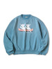 Picture No.2 of KAPITAL Fleece Crew Sweatshirt (`L`LONGHORNpt) K2509LC064