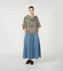 Picture No.3 of nanamica nanamica Light Denim Circular Skirt S25SE088 8474