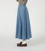 Picture No.5 of nanamica nanamica Light Denim Circular Skirt S25SE088 8474