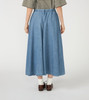 Picture No.6 of nanamica nanamica Light Denim Circular Skirt S25SE088 8474