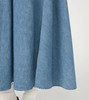 Picture No.11 of nanamica nanamica Light Denim Circular Skirt S25SE088 8474