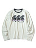 Picture No.1 of KAPITAL 20/- Jersey Crew Neck Long Sleeve T-Shirt (`A`SHEEPpt) K2509LC034