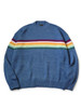 Picture No.1 of KAPITAL 5G Cotton Knit MOONBOW & PECKISH RAINBOWY Crew Sweater K2603KN012