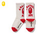 Picture No.5 of BAPE COLLEGE RIB SOCKS 1M30-384-001