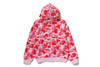 Picture No.2 of BAPE ABC CAMO HEAVY WASH CROPPED FIT ZIP HOODIE 1M30-115-308