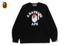 Picture No.1 of BAPE KABUKI COLLEGE CREWNECK SWEATSHIRT 1M22-113-001