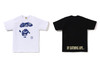 Picture No.5 of BAPE JAPANESE INDIGO ART CAMO APE FACE TEE 1M30-110-043