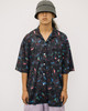 Picture No.6 of Evisen Skateboards JULIEN OPEN S/S SHIRT - BLUE / ORANGE 10224218079546