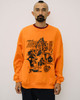 Picture No.6 of Evisen Skateboards BASTARD CREWNECK - ORANGE 10229779857722