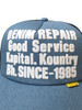 Picture No.9 of KAPITAL DENIM REPAIR SERVICEpt Denim Track Cap K2603XH502