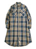 Picture No.3 of KAPITAL Columbia-check Drizzler Work Shirt Dress K2509OP045