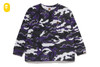 Picture No.4 of BAPE GLITCH WOODLAND CAMO ONE POINT RELAXED FIT LS TEE 1M30-311-001