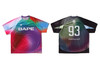 Picture No.7 of BAPE TIE DYE STA STRIPE PATTERN RELAXED FIT FOOTBALL JERSEY TEE 1M30-109-313