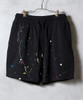 Picture No.6 of NUMBER (N)INE HAND PAINTED FIRM COTTON EASY SHORTS S25GNC005P