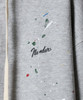 Picture No.14 of NUMBER (N)INE HAND PAINTED FIRM COTTON FULL ZIP SWEAT HOODIE / Hand-painted firm cotton Zip-up Sweatshirt hoodie With a Single Point Logo Print. F25GNC004P