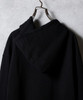 Picture No.25 of NUMBER (N)INE HAND PAINTED FIRM COTTON FULL ZIP SWEAT HOODIE / Hand-painted firm cotton Zip-up Sweatshirt hoodie With a Single Point Logo Print. F25GNC004P