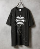 Picture No.4 of NUMBER (N)INE HAND PAINTED VINTAGE DYE GRAPHIC T-SHIRT / Hand-painted Vintage-dyed graphic Print Crew Neck T-shirt S26NT004P