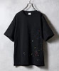 Picture No.2 of NUMBER (N)INE HAND PAINTED BASIC HEM PRINTED POCKET T-SHIRT / Hand-painted basic One-point Logo Print pocket T-shirt S25GNC002P
