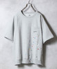 Picture No.11 of NUMBER (N)INE HAND PAINTED FIRM COTTON RAGLAN SHORT SLEEVE POCKET SWEATSHIRT / Hand-painted firm cotton raglan Short-sleeve pocket Crew Neck sweatshirt S25GNC006P