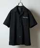 Picture No.3 of NUMBER (N)INE TWILL OPEN COLLAR S/S SHIRT / One-point Embroidered twill Short-sleeve Open-collar shirt S26NS001