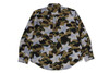 Picture No.2 of BAPE STA OVER PRINT 1ST CAMO POPLIN LS SHIRT 1M30-131-303