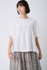 Picture No.2 of minä perhonen Light Wind Yoke Gathered Blouse AES1428
