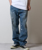 Picture No.21 of NUMBER (N)INE HAND PAINTED STRAIGHT DENIM JEANS VINTAGE WASH BA2NP006P