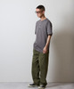 Picture No.40 of NUMBER (N)INE PREMIUM COTTON CURVED HEM HENRY NECK T-SHIRT / Premium Cotton Curved Hem Henley Neck T-Shirt With One-Point Logo Embroidery S26NT002