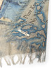 Picture No.6 of KAPITAL Rayon Fringe Stole (KAYO HUESO Denim Map) K2603XM507