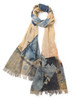 Picture No.8 of KAPITAL Rayon Fringe Stole (KAYO HUESO Denim Map) K2603XM507