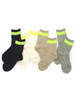 Picture No.1 of KAPITAL 56-Ply Cable Knit Neon Socks EK-912EK-912XS